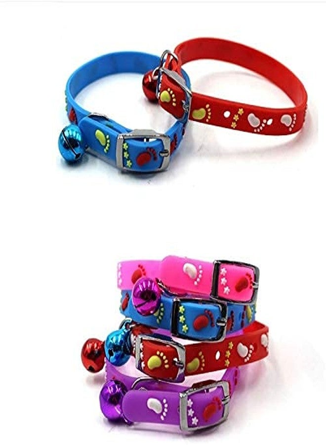 Petlicious & More 10mm Silicone Collar with Bell for Small Dogs, Kittens & Puppies (Pack of 4) - Image 5